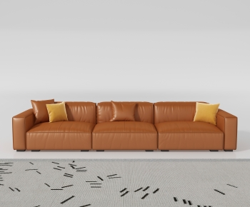 Modern Three-seat Sofa-ID:123488984
