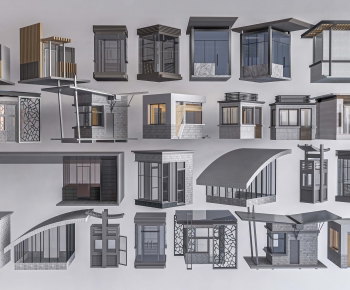 Modern Security Booth-ID:548319895