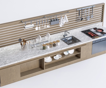 Modern Kitchen Cabinet-ID:267601011