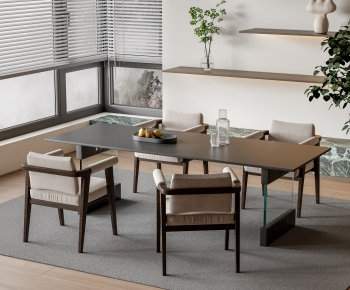 Modern Dining Table And Chairs-ID:298440512