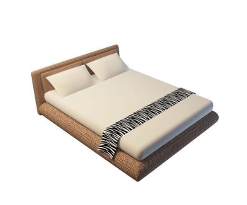 Modern Double Bed-ID:626609348