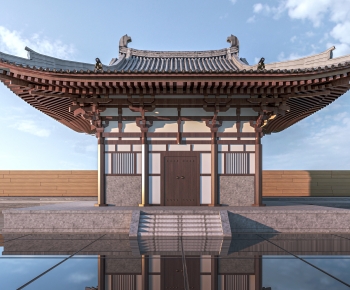 Chinese Style Ancient Architectural Buildings-ID:633193972
