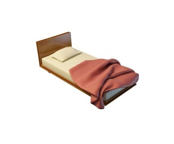 Modern Single Bed-ID:563747887