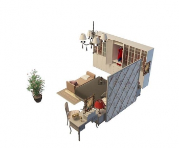European Style Double Bed-ID:731635091