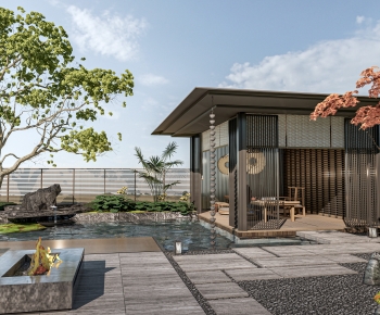 New Chinese Style Courtyard/landscape-ID:463819985