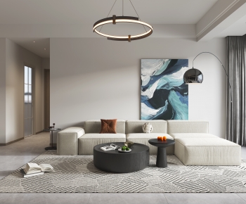 Modern A Living Room-ID:677932989