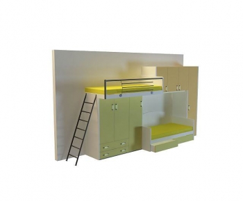 Modern Bunk Bed-ID:185980086