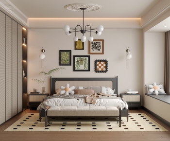 French Style Bedroom-ID:127891067