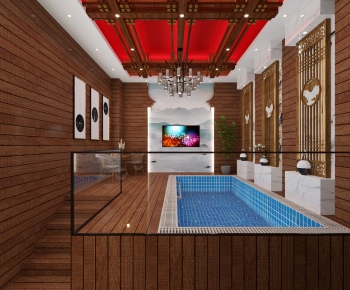 New Chinese Style Bath Center-ID:983869081