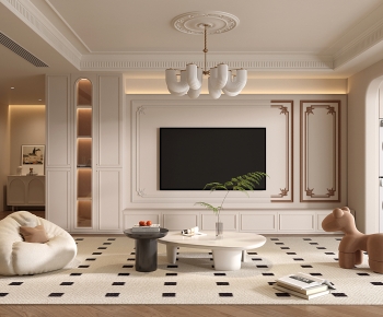 French Style A Living Room-ID:167926072