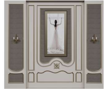 French Style TV Wall-ID:600308906