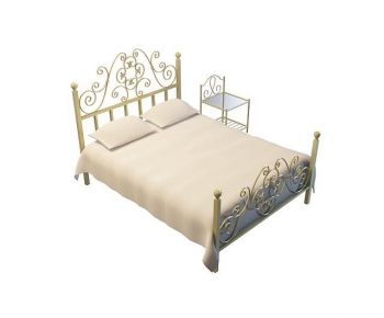 European Style Double Bed-ID:334059003