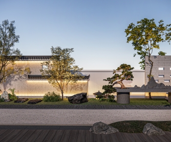 New Chinese Style Landscape Wall-ID:617594963