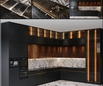 Modern Kitchen Cabinet-ID:119038112