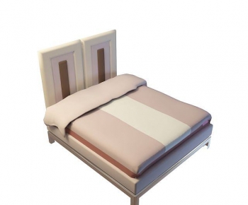 Modern Double Bed-ID:990667109