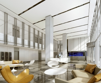 Modern Office Reception Desk-ID:477937945