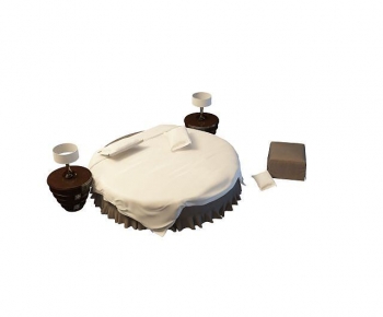 Modern Round Bed-ID:577373989