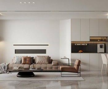 Modern A Living Room-ID:682169913