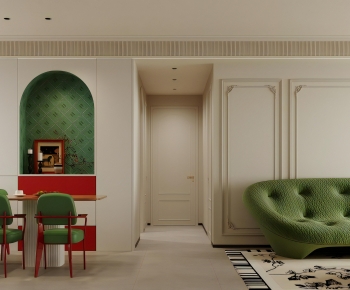 French Style A Living Room-ID:588526965