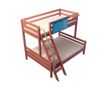 New Chinese Style Bunk Bed-ID:790059091