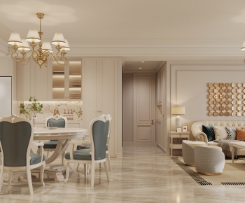 European Style Dining Room-ID:723583941