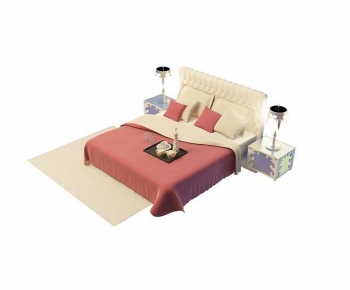 Modern Double Bed-ID:522653102