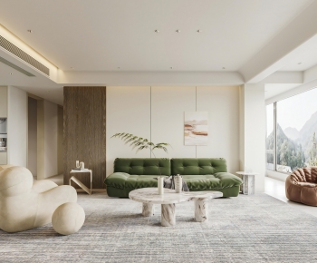 Modern A Living Room-ID:194627055