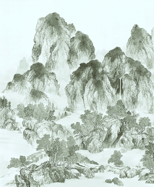 新中式装饰画-ID:507673032