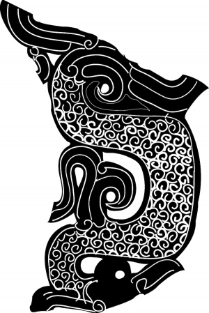 Chinese StyleBump Black And White