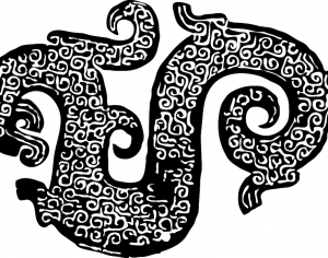 Chinese StyleBump Black And White