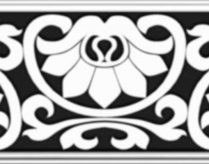 中式古典花纹凹凸黑白-ID:939208982