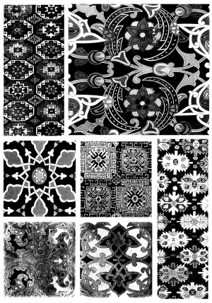 Chinese StyleBump Black And White