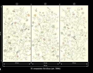 花卉图案三联画-ID:244488001