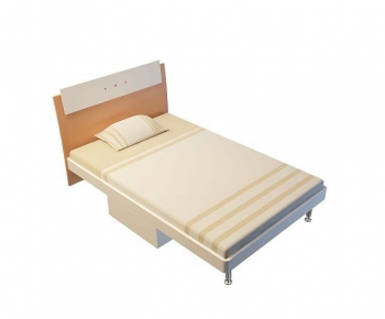 Modern Single Bed-ID:700484993
