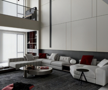 Modern A Living Room-ID:435559036