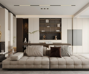 Modern A Living Room-ID:411639939
