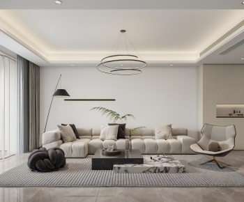 Modern A Living Room-ID:683785926