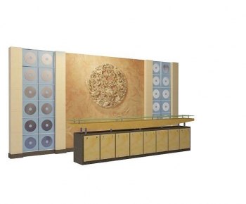 New Chinese Style Reception Desk-ID:368700035