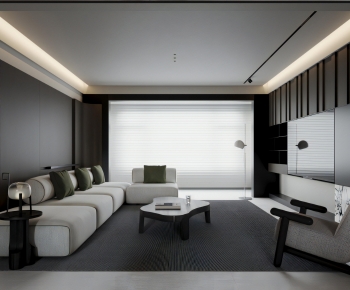 Modern A Living Room-ID:529433973