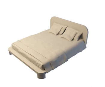 Modern Double Bed-ID:321738003