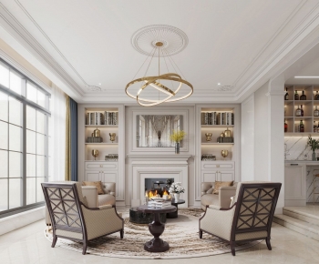 French Style A Living Room-ID:681174046