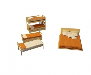Modern Double Bed-ID:540604117