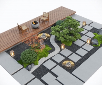 New Chinese Style Courtyard/landscape-ID:731501109