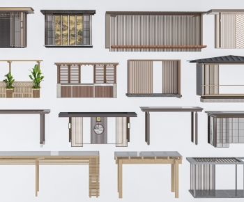 New Chinese Style Pavilion-ID:592360589