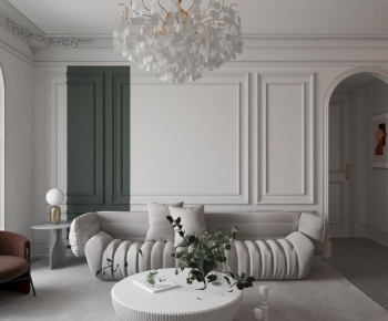 French Style A Living Room-ID:295403007