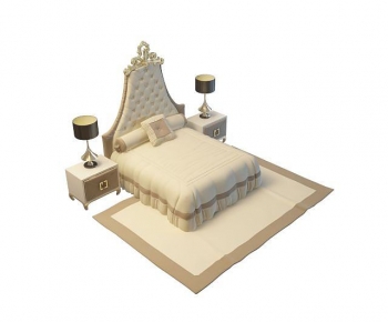 European Style Double Bed-ID:443006992