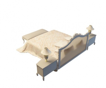 European Style Double Bed-ID:489043958