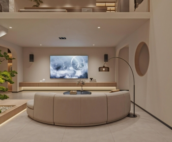 Modern A Living Room-ID:210891965