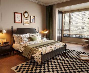 French Style Double Bed-ID:558398964
