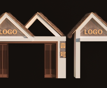 Modern Facade Element-ID:344638849